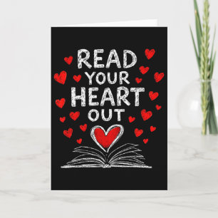 Carte Lisez votre cœur pour la Saint-Valentin Amateur de