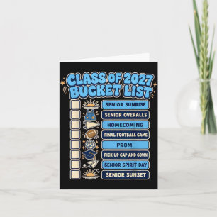 Carte Liste de fin d'études de terminale Cl de 2027 Remi