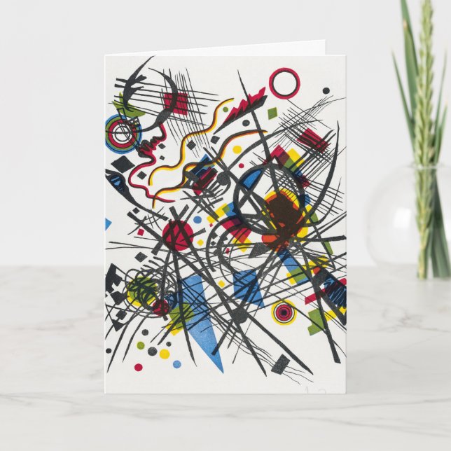Carte Lithographie pour Vierte Bauhausmappe de Kandinsky (Devant)