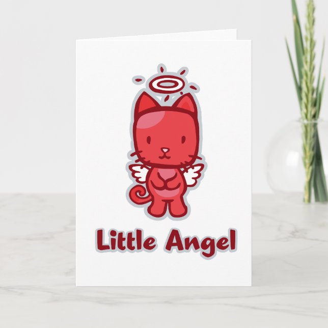 Carte "Little Angel...Little Devil" Greeting Cards (Devant)