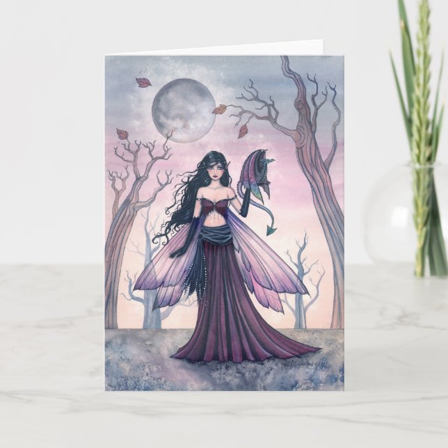 Carte Little Beast Fairy Dragon de Molly Harrison (Devant)