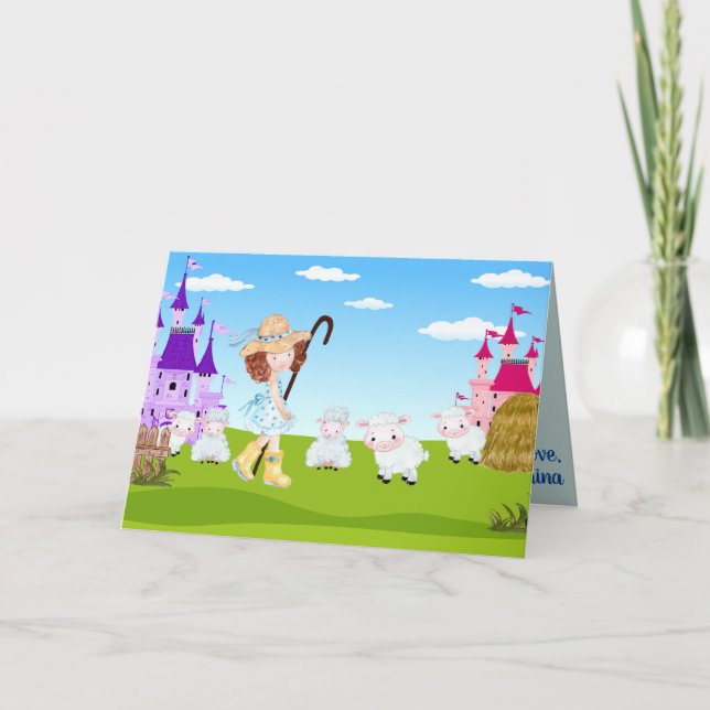 Carte Little Bo Peep Nouveaux enfants amusants Fab Extra (Devant)