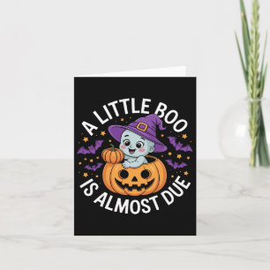 Carte Little Boo Est Presque Dû Mignonne Grossesse Hallo