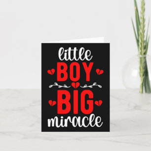 Carte Little Boy Chd Warrior Maladie cardiaque congénita