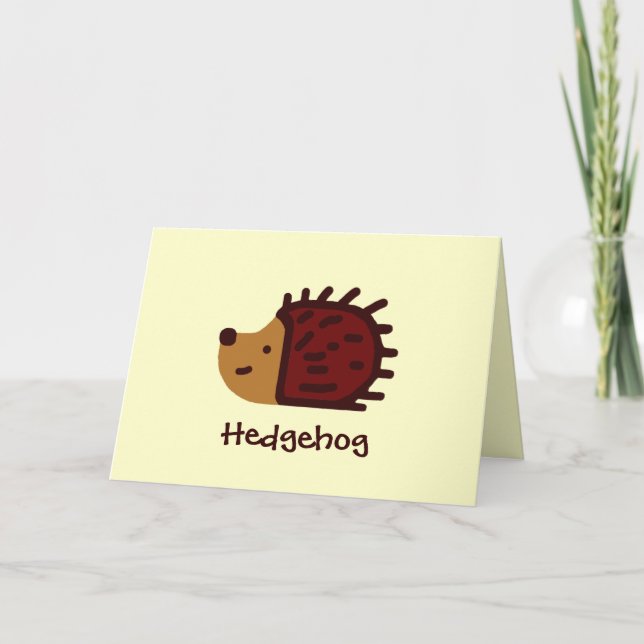 Carte Little Hedgehog! (Devant)