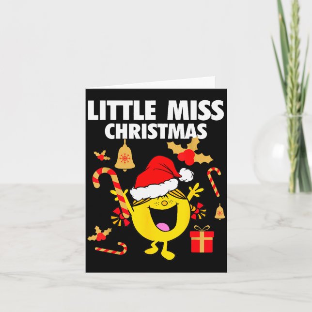 Carte Little Miss Christmas  (Devant)