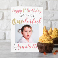 Little Miss Onederful 1er Anniversaire Photo