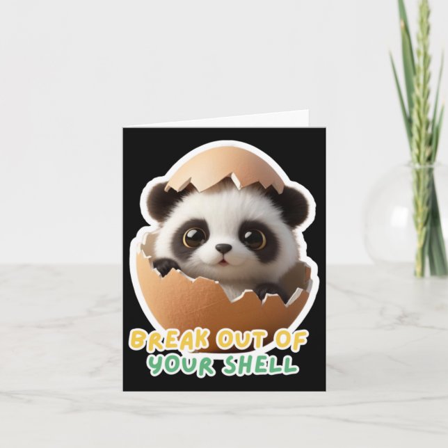 Carte Little Panda@break De Votre Sticker Shell (Devant)