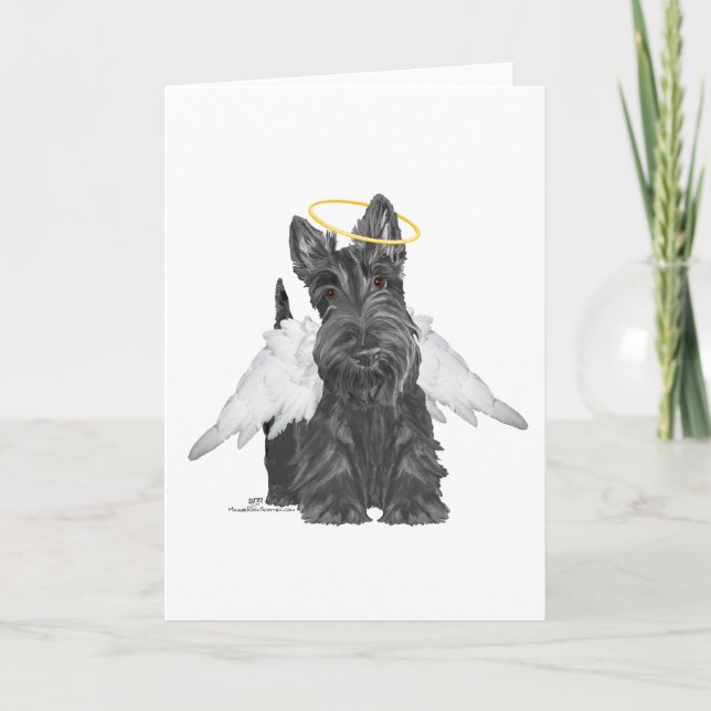 Carte Little Scottie Angel (Devant)