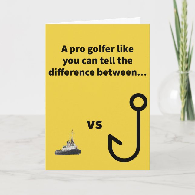Carte Little Tug vs Big Hook Golf (Devant)