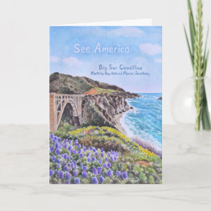 Carte Littoral de Big Sur
