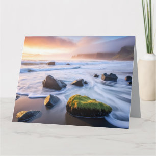 Carte Littoral Océan Mer Nature Glace Eau Coucher de sol
