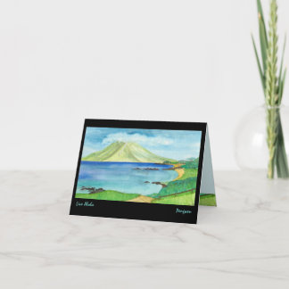 Carte Live Aloha greeting card, painting of south maui