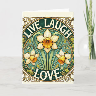 Carte Live Laugh Love