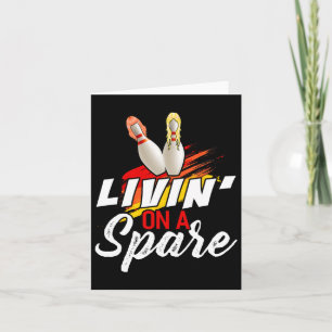Carte Livin Sur Une Chemise De Bowling De Secours Funny