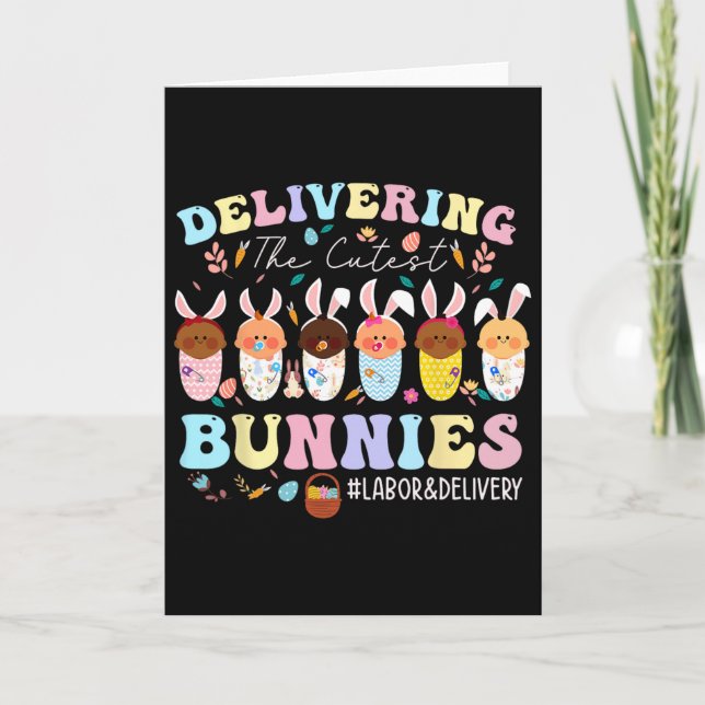 Carte Livraison des lapins les plus mignons Travail de P (Devant)