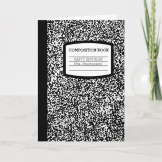 Carte Livre de composition personnalisé Fête de l'annive