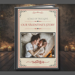 Carte Livre de contes créatifs Photo Mari Saint-Valentin