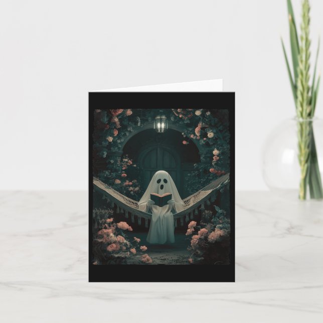 Carte Livre De Lecture De Fantôme Dans Un Halloween Hamm (Devant)