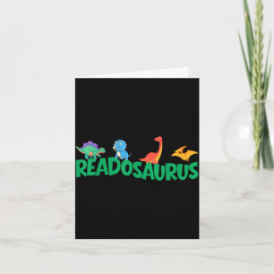 Carte Livre drôle readosaurus livres de dinosaures bibli