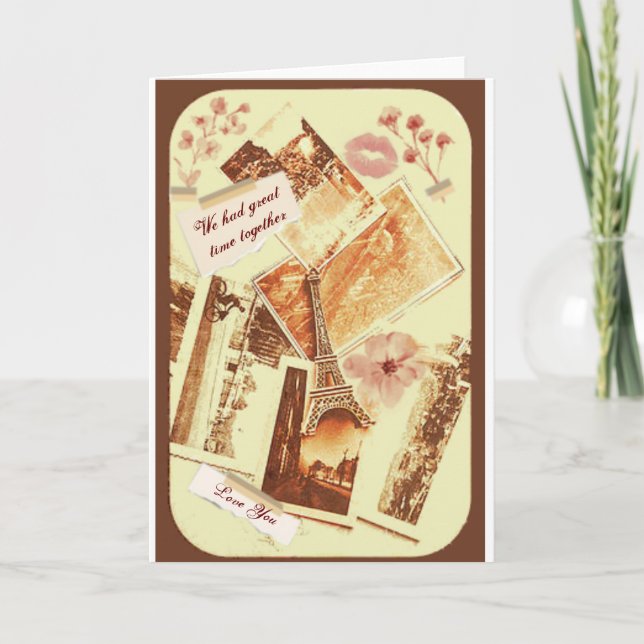 Carte Livre vintage grattage (Devant)