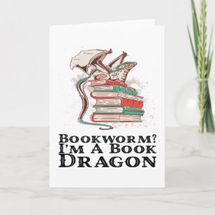 Carte Livres - Bookworm ? Je suis un dragon de livres