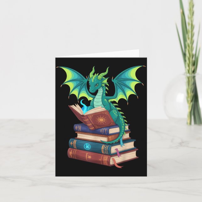 Carte Livres de lecture de dragon amateurs de fantasy cr (Devant)