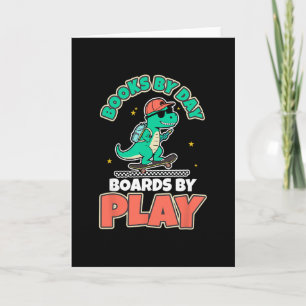 Carte Livres de skateboard de dinosaures Activité amusan