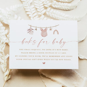 Carte Livres pour Bébé Linge de Rechange Rose Bohè