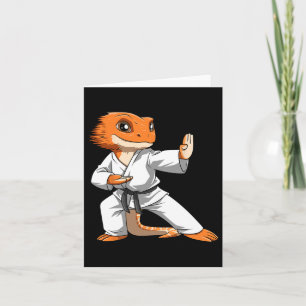 Carte Lizard Karate Les Propriétaires De Dragon Porté Dr