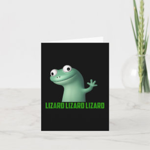 Carte Lizard Mème Lizard Lizard Lizard Lizard Drôle Grap
