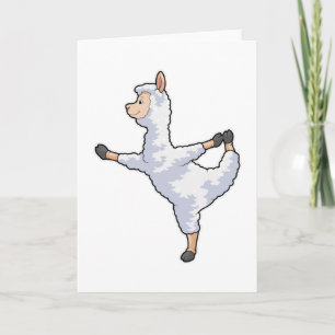 Carte Llama au Yoga Fitness