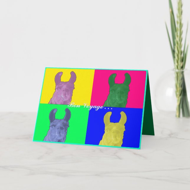 Carte Llama Sweet Pea : La Sage Matriarche Llama (Devant)