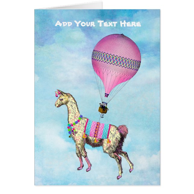 Carte Llama volante (Devant)