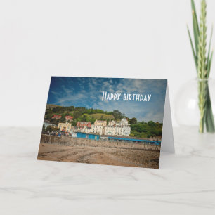 Carte Llandudno Pittoresque Vue sur la plage du littoral