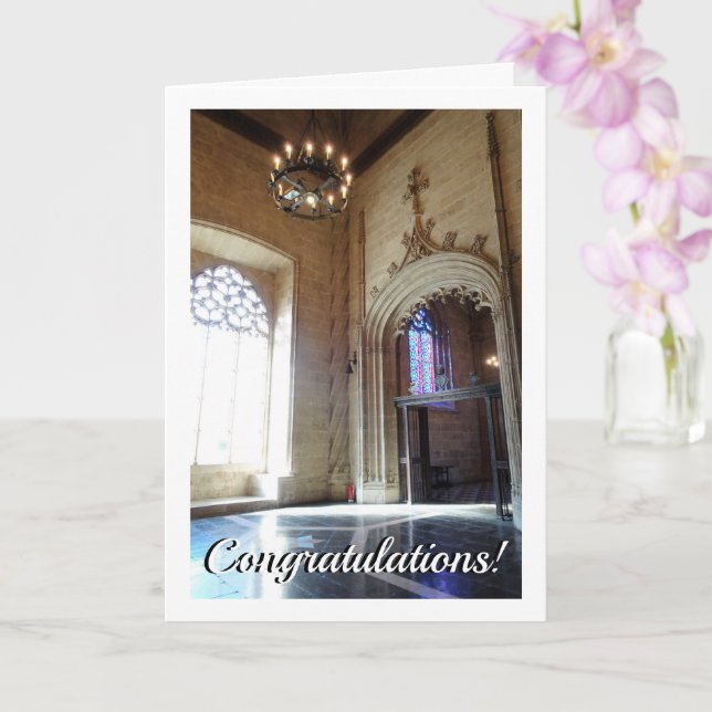 Carte Llotja de la Seda Portrait, ville de Valence, Espa (Orchidée)