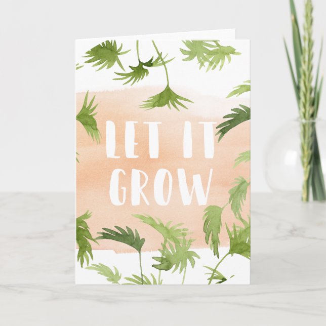 Carte L'oasis d'intérieur | l'a laissé se développer (Devant)