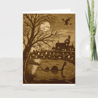 Carte Loch Ness Monster Sur Halloween