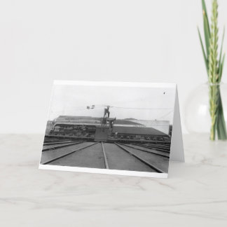 Carte Locomotive à vapeur ferroviaire du sud sur la