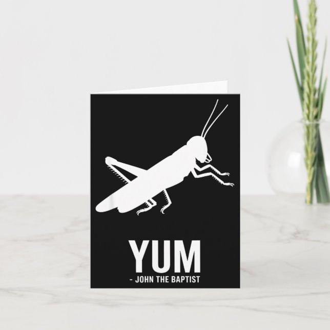 Carte Locust John The Baptist Funny Christian New Testam (Devant)