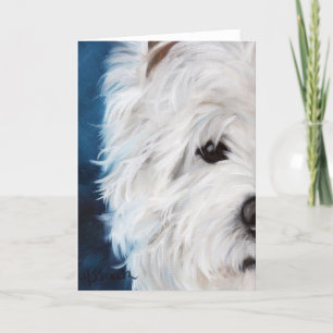 Carte L'oeil des montagnes occidental de Westie Terrier
