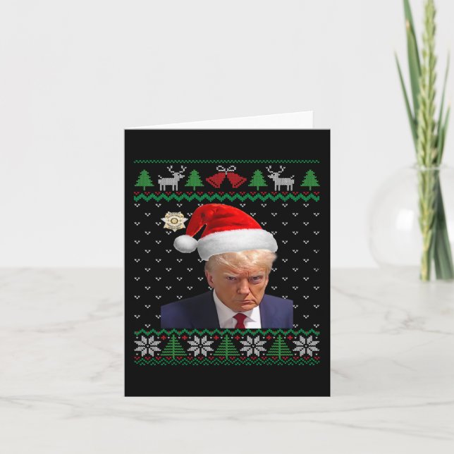 Carte L'officiel Donald Trump Mugly Noël laid (Devant)