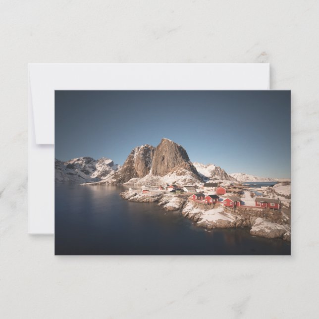 Carte Lofoten Islands Norvège (Devant)