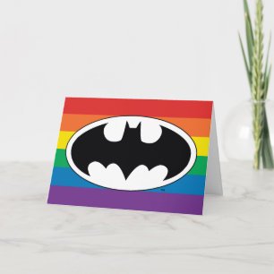 Carte Logo de Batman Rainbow