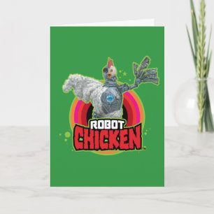 Carte Logo de Robot Chicken Character