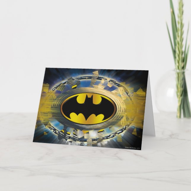 Carte Logo Décoré Batman (Devant)
