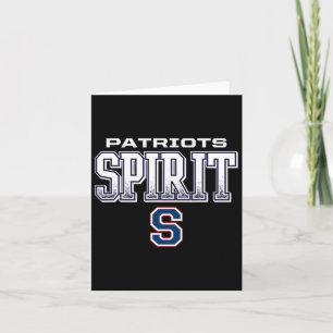 Carte Logo des Patriots de Parkersburg South Spirit Hs