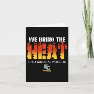 Carte Logo des premiers patriotes coloniaux We Bring The