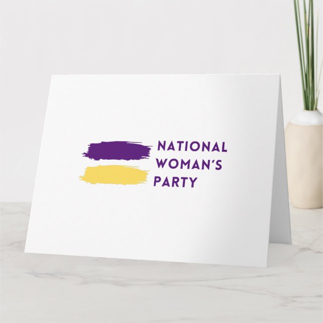 Carte Logo du National Woman's Party 1916 (Devant)