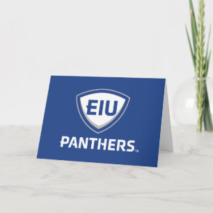 Carte Logo Eastern Illinois Panthers Shield & Wordmark